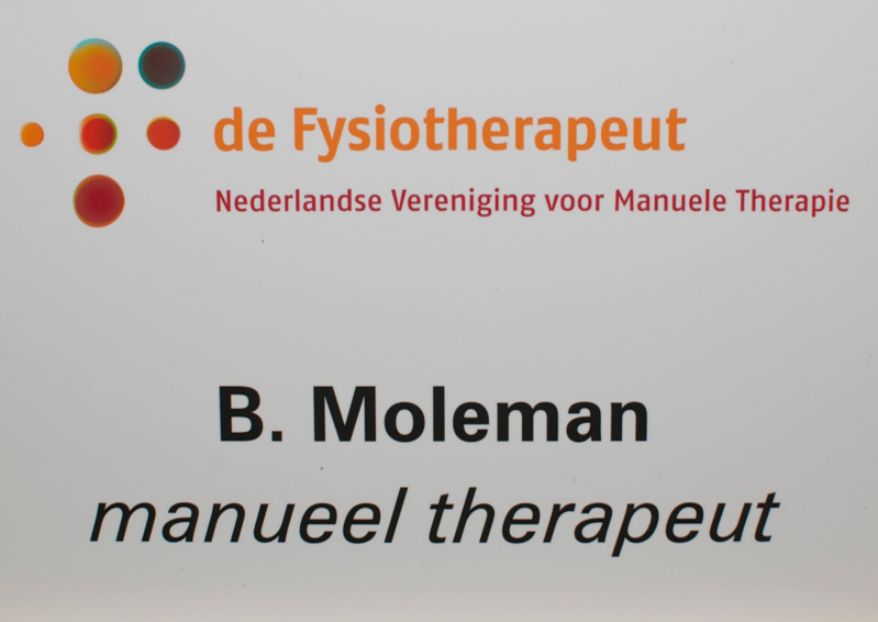 invoegen in tekst manuele therapie